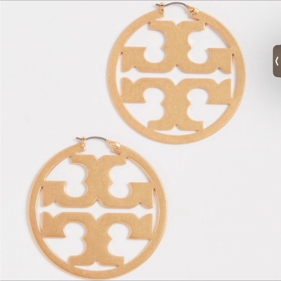 NWOT Tory Burch Miller Hoop Earring - Picture 1 of 6